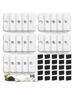 25 Filtros de Reemplazo para Fuente de Agua PETLIBRO PLWF005