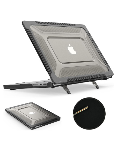 Estuche SEYMAC para MacBook Pro 16" 2021-2024, Negro