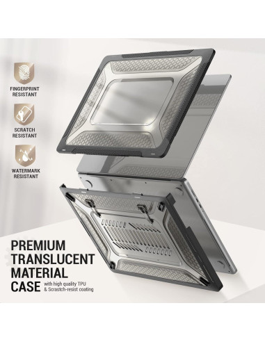 Estuche SEYMAC para MacBook Pro 16" 2021-2024, Negro