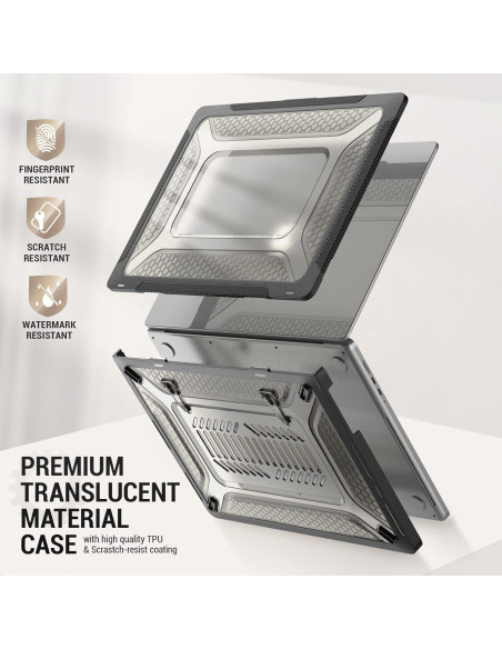 Estuche SEYMAC para MacBook Pro 16" 2021-2024, Negro