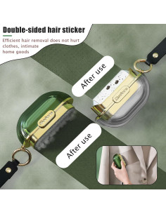 Rodillo de Pelusa Portátil INCAUCA Gris con 5 Recargas 2