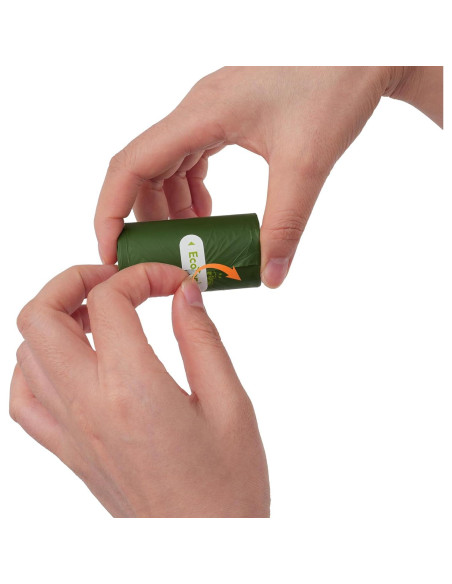 Bolsas de Poop Biodegradables EcoTopia 30 Unidades 13x23 cm