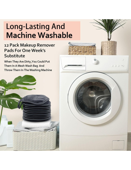 Paquete de 12 Paños Desmaquillantes Reutilizables HOMEXCEL 12.7 cm Negro Paquete de 12 Paños Desmaquillantes Reutilizables HOMEXCEL 12.7 cm Negro