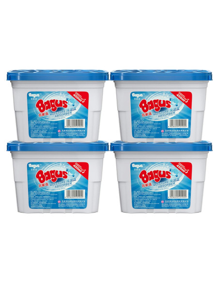 Cajas Absorbentes de Humedad Bagus - 4 Unidades 298 g