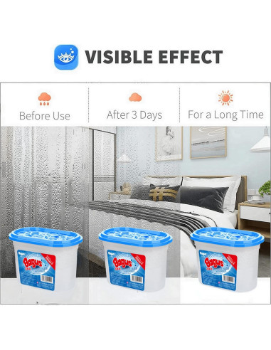 Cajas Absorbentes de Humedad Bagus - 4 Unidades 298 g