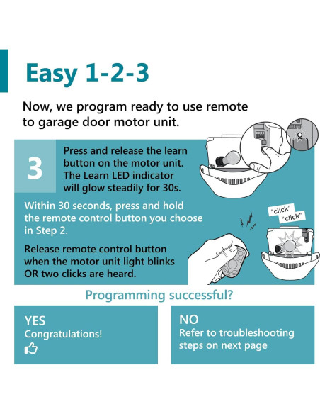 Control Remoto LiftMaster 890MAX para Puerta de Garaje