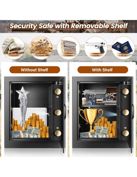 Caja Fuerte Digital Tiskgg 2.8 Pies Cúbicos a Prueba de Fuego