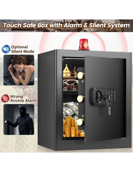 Caja Fuerte Digital Tiskgg 2.8 Pies Cúbicos a Prueba de Fuego