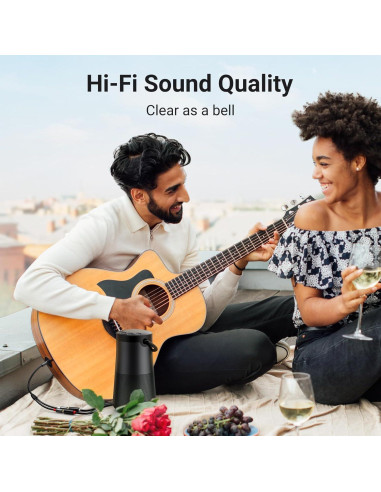 UGREEN Cable RCA a Aux 3.5mm Macho a 2 RCA Hembra 0.24m