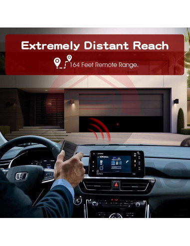 Abridor de Puerta de Garaje Remoto ASONPAO O3T-BX O3T-A 2 Pcs