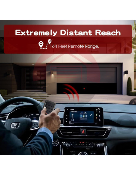 Abridor de Puerta de Garaje Remoto ASONPAO O3T-BX O3T-A 2 Pcs