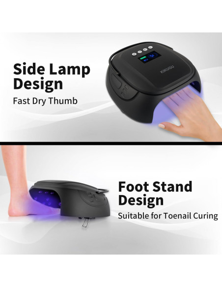 Lámpara de Uñas LED UV Inalámbrica Chunshangmei 126W