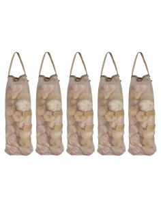 Bolsas de Malla Colgantes SHUYUE 5 Pcs para Frutas y Verduras
