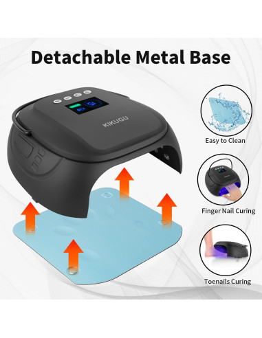 Lámpara de Uñas LED UV Inalámbrica Chunshangmei 126W