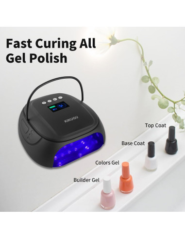 Lámpara de Uñas LED UV Inalámbrica Chunshangmei 126W