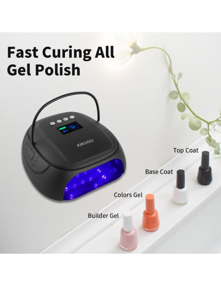 Lámpara de Uñas LED UV Inalámbrica Chunshangmei 126W