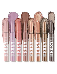 Set de Lápiz de Sombra de Ojos LANGMANNI 8 Colores a Prueba de Agua