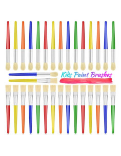 Juego de Pinceles de Pintura Anezus 30 Piezas para Niños