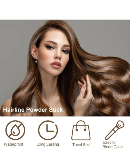 Stick de Polvo para Raíces de Cabello ARCHIDATE Negro 40g Stick de Polvo para Raíces de Cabello ARCHIDATE Negro 40g