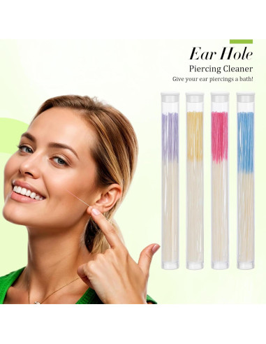 240 Limpiadores de Agujeros de Oído Oruola - 4 Colores