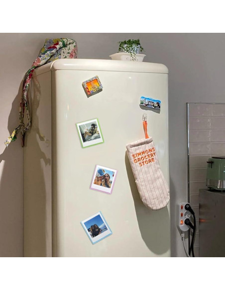 Marco de Foto Magnético Cuadrado TARASEEL 5 Colores 7.2x8.6 cm