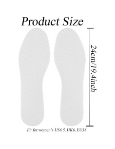 10 Pares Plantillas Desechables Transpirables UPSTORE 24cm 2