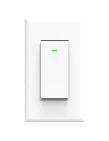 Interruptor de Luz WiFi Inteligente Lesim 1 Polo Control Voz
