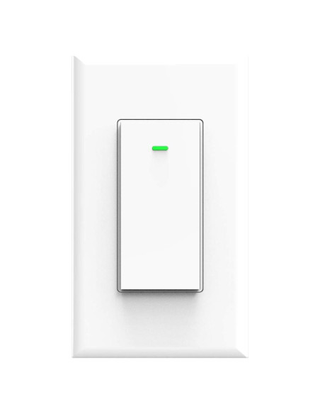 Interruptor de Luz WiFi Inteligente Lesim 1 Polo Control Voz