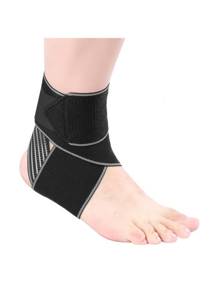 Soporte de Tobillo Ajustable SUJAYU para Esguince - Gris
