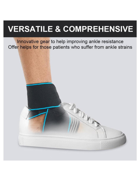 Soporte de Tobillo Ajustable SUJAYU para Esguince - Gris