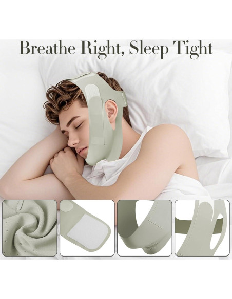 Correa para Barbilla Anti-Ronquidos Mori-T Bear Ajustable