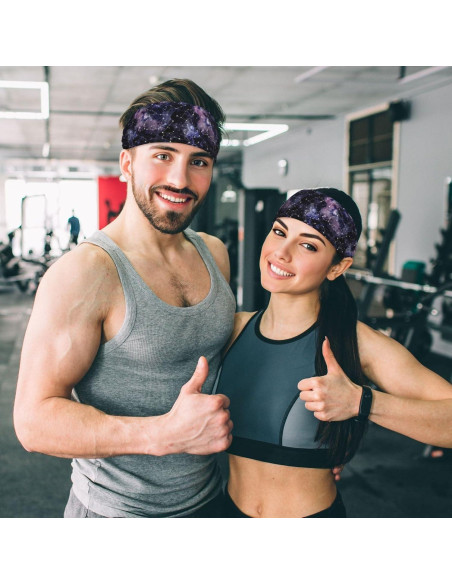 Diadema deportiva YANGZHI unisex - Absorbente y ligera