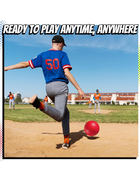 Bolas de Patio Inflables PlayBolt 21.59 cm - Paquete de 6