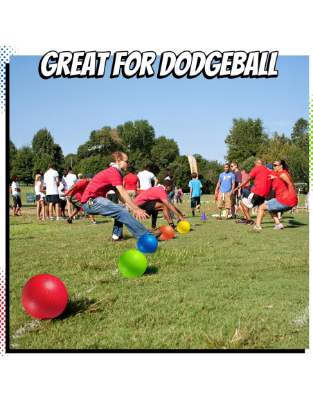 Bolas de Patio Inflables PlayBolt 21.59 cm - Paquete de 6