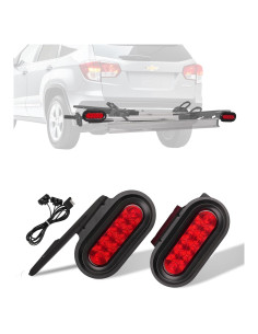 Kit Luz de Freno y Placa Young LED Ovalada 10 LEDs 12V