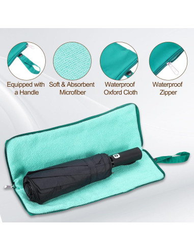 Bolsa para Paraguas Húmedos uxcell 38 x 12.7 cm Impermeable