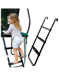 Escalera de Trampolín Jump Tastic 3 Pasos Antideslizante 110 cm 2
