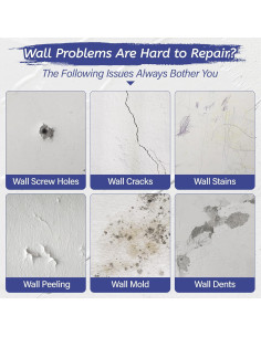 Kit de Reparación de Pared Oriflame 240g Masilla Blanca Completo 2