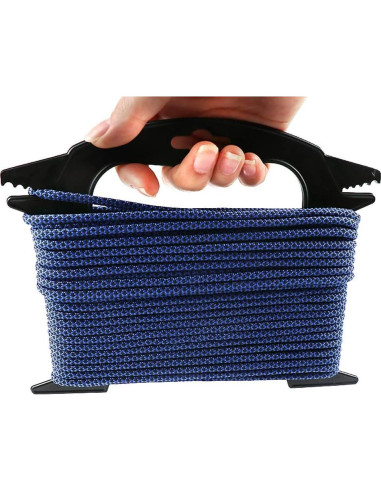 Paquete de 10 Organizadores de Cuerda Aswewamt 14.5 cm Negro