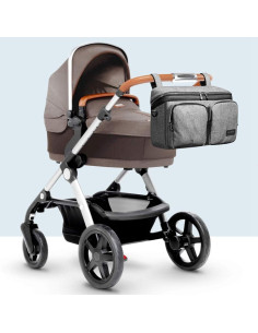 Organizador Universal para Carriola SUNVENO - 10L, Impermeable, 2 Soportes para Botellas 2