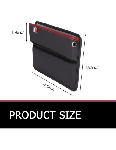 Organizador de Espacio entre Asientos leechio - Cuero Negro