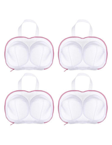 4 Bolsas de Lavado para Sujetadores GENZYRE 38x26cm Malla