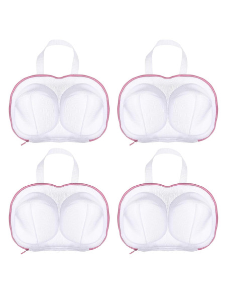 4 Bolsas de Lavado para Sujetadores GENZYRE 38x26cm Malla