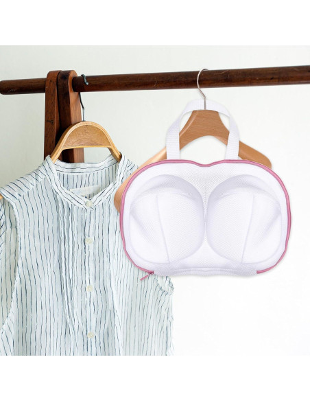 4 Bolsas de Lavado para Sujetadores GENZYRE 38x26cm Malla