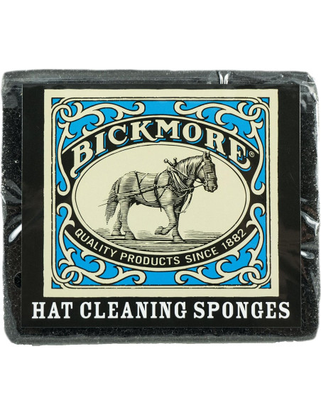 Esponja de Limpieza Bickmore para Sombreros de Fieltro Negra - 2 Unidades