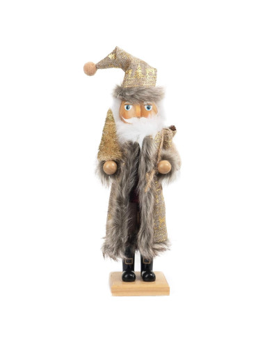 Cascanueces Tradicional de Madera Funpeny 48 cm Dorado