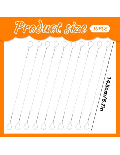 10 Cables de Reemplazo para Cortador de Queso YQQYG 14.5cm Acero Inoxidable 2