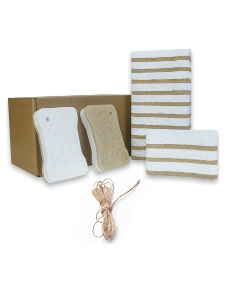 Esponjas de Celulosa Orgánica SCHCHNCH 15 Unidades Biodegradables