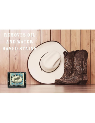 Esponja de Limpieza Bickmore para Sombreros de Fieltro Negra - 2 Unidades