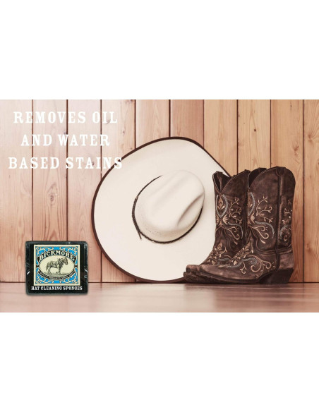 Esponja de Limpieza Bickmore para Sombreros de Fieltro Negra - 2 Unidades